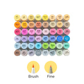 Ohuhu Honolulu 48 Mid-tone Colors Dual Tips Alcohol Art Markers (New Color Codes) best price