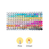 Ohuhu Oahu 160 Colors Dual Tips Alcohol Art Markers, Fine & Chisel free delivery