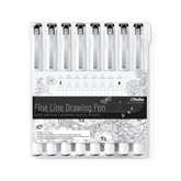 Ohuhu Fineliner Drawing Pen, 8 Pack best price