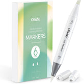 Ohuhu Honolulu Colorless Blender Marker - Pack of 6 low price