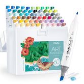 Ohuhu Kaala Five Tones Slim Broad and Fine Dual Tips Alcohol Art Markers low price
