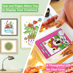 Ohuhu Double-Sided Bleedproof Coloring Book low price