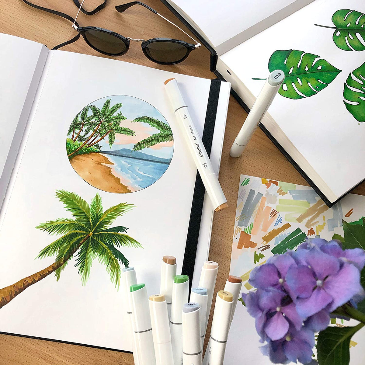 Ohuhu Marker Pads Art Sketchbooks for Markers US delivery