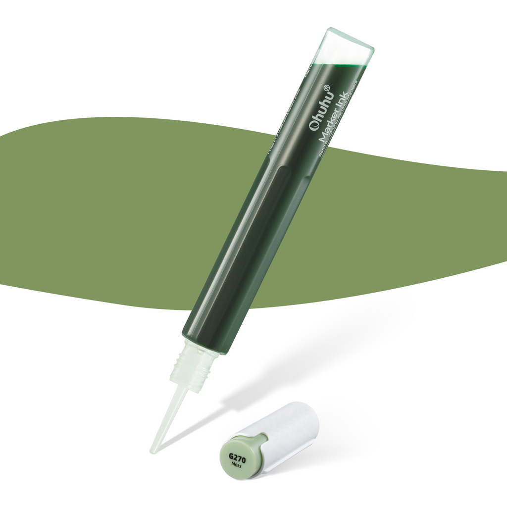 Ohuhu Marker Ink YG312 / G270 Refill for Alcohol marker US delivery