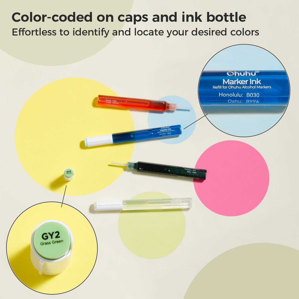 Ohuhu Marker Ink G013 / BG5 Refill for Alcohol marker best price