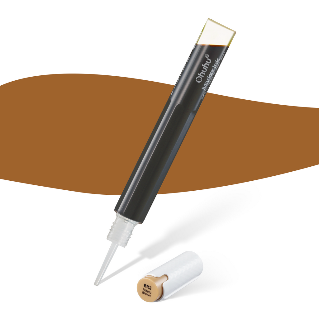 Ohuhu Marker Ink YR313 / E763 / BR2 Refill for Alcohol marker free delivery