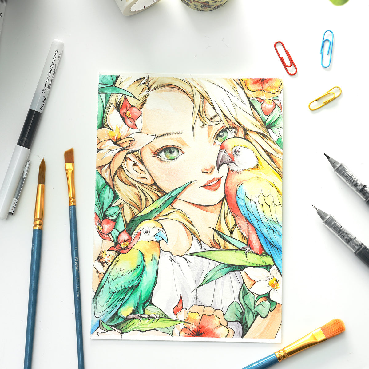 Ohuhu Kohala Liquid Fineliner Drawing Pens,9 Pack best price