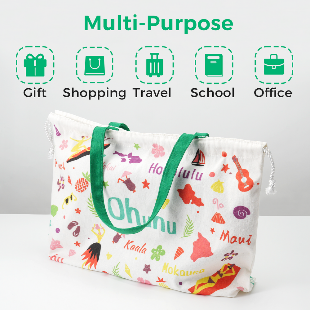 Ohuhu Canvas Gift Bag for Multi-purpose, Available in Two Sizes US delivery