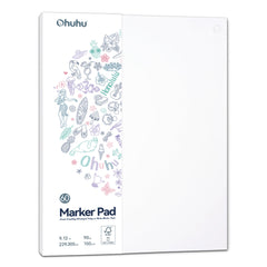 Ohuhu Bleedproof Double-Sided Marker Pad, Glue-Bound free delivery