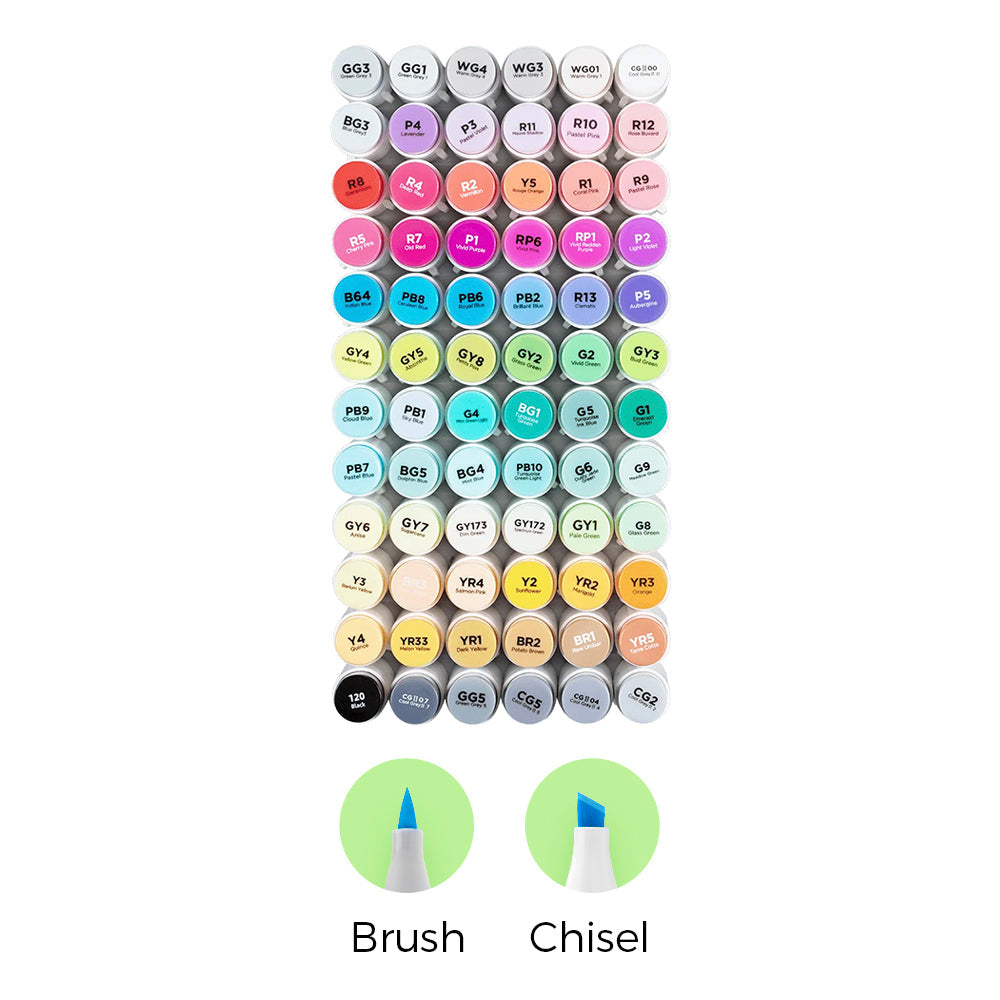 Ohuhu Honolulu Brush Markers - Large Set US delivery